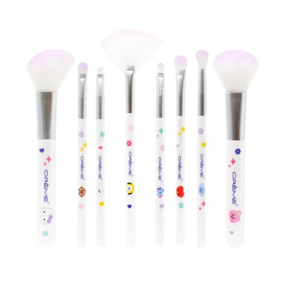 Sanrio Other - The Crème Shop x Hello Kitty x BT21 Makeup Brush Set (Limited Edition)
